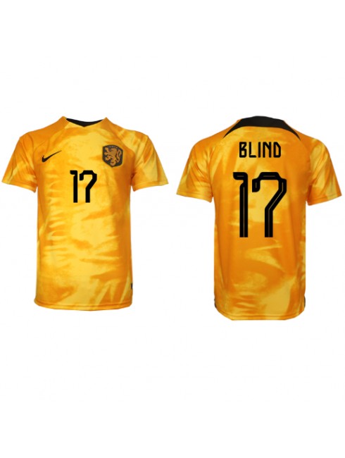 Niederlande Daley Blind #17 Heimtrikot WM 2022 Kurzarm